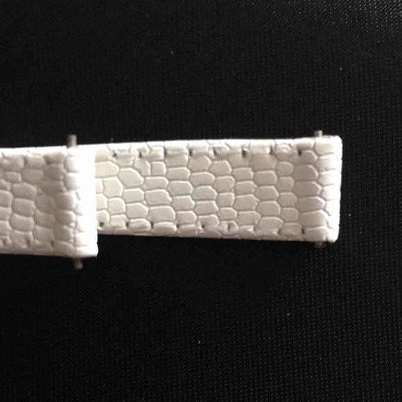 Women\'s White Leather watch band main image 5
